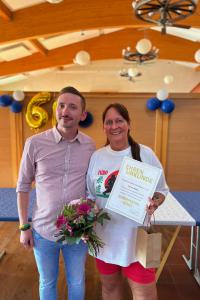 Goldene Ehrennadel des Niedersächsischen Judoverbandes für Kerstin Müller